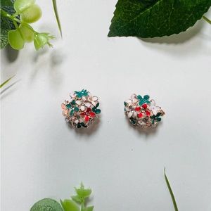 Floral earrings